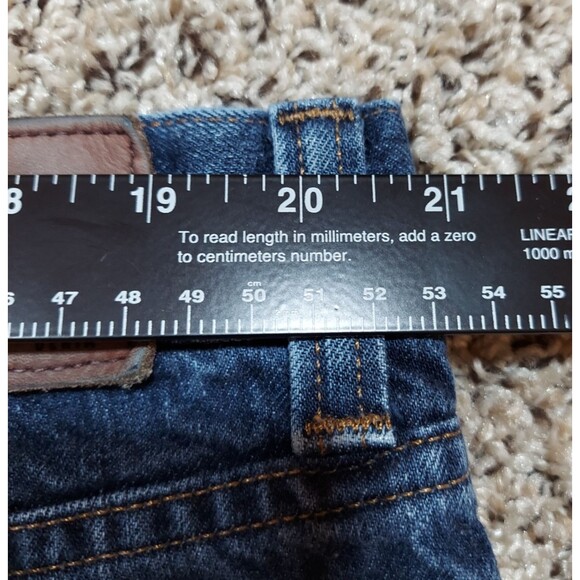 LL Bean Jeans Mens 42x32 Blue Classic Fit Fleece Lined Straight Leg - Picture 7 of 8